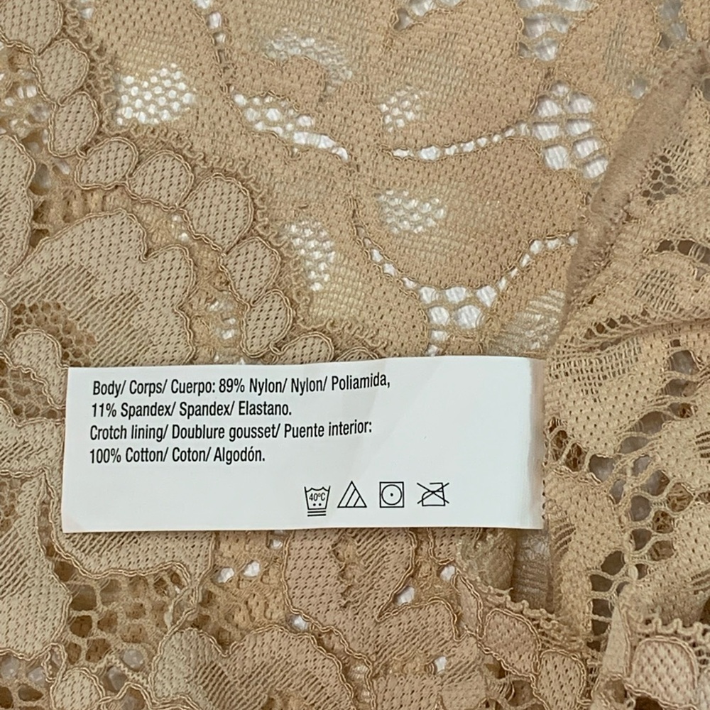 Maidenform Women's Beige Lace Boyshorts panties Size XL/8 Bundel -4 - Picture 7 of 9